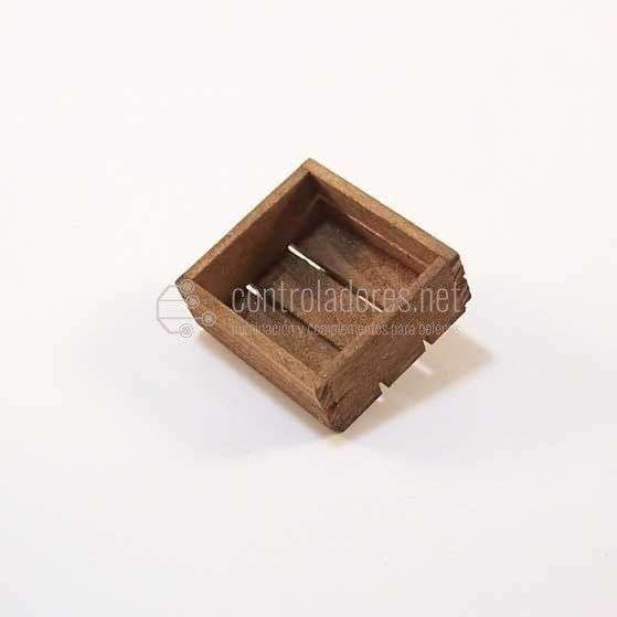 Caja de madera tablas envejecida