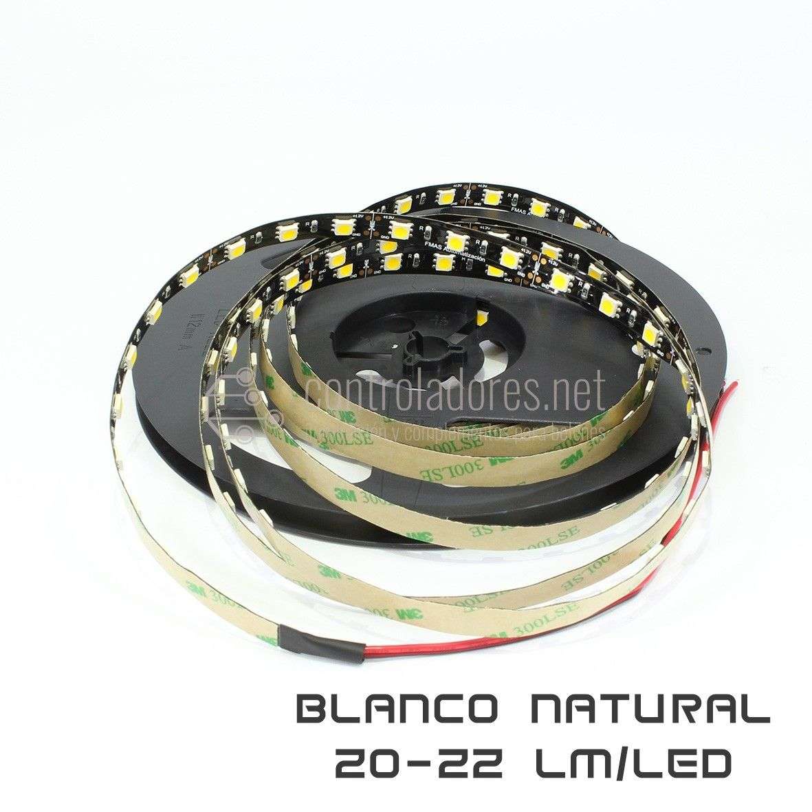 Tira LED Profesional BLANCO NATURAL máxima luminosidad 20-22lm/LED